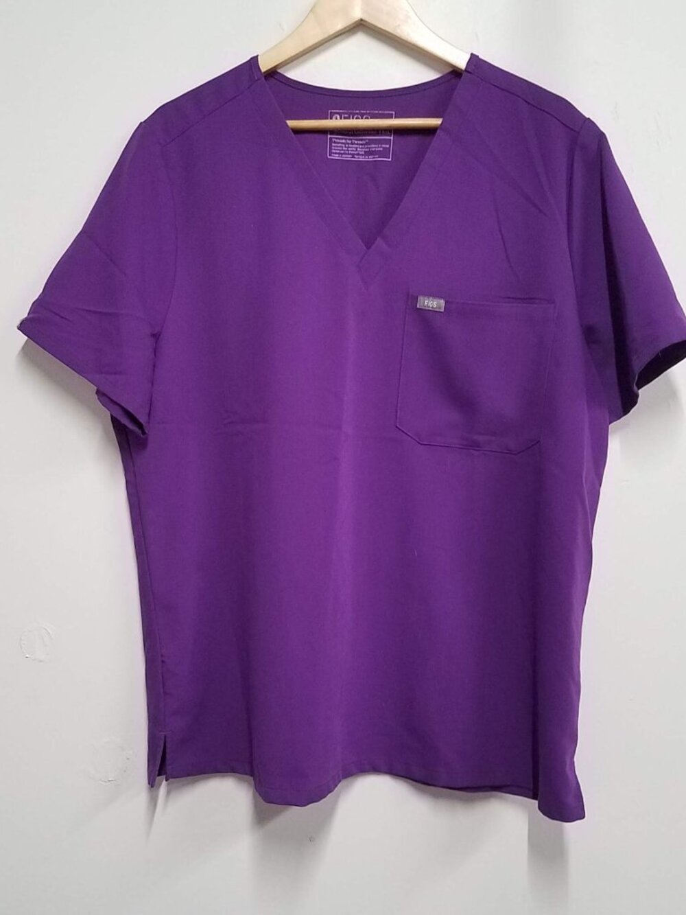 FIGS Catarina One Pocket Scrub V Neck Top XXL Technical Collection FW1000 Purple